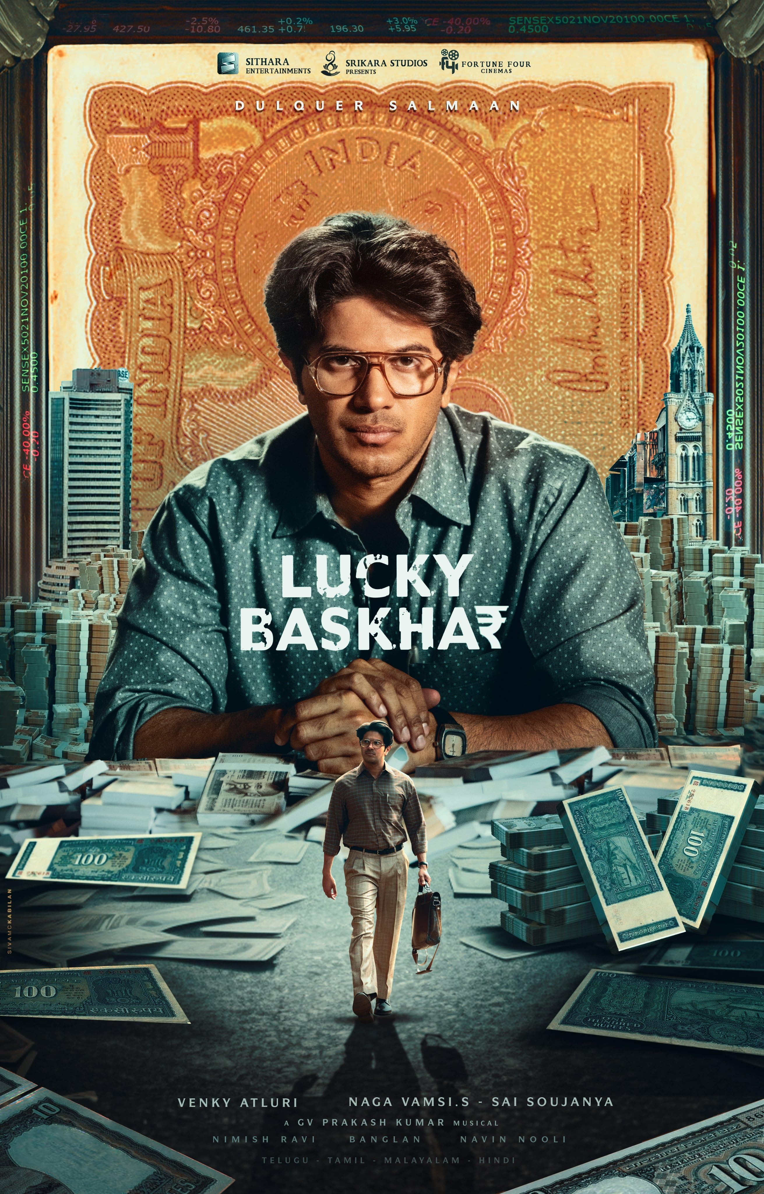 Lucky Baskhar (2024) Hindi Dubbed